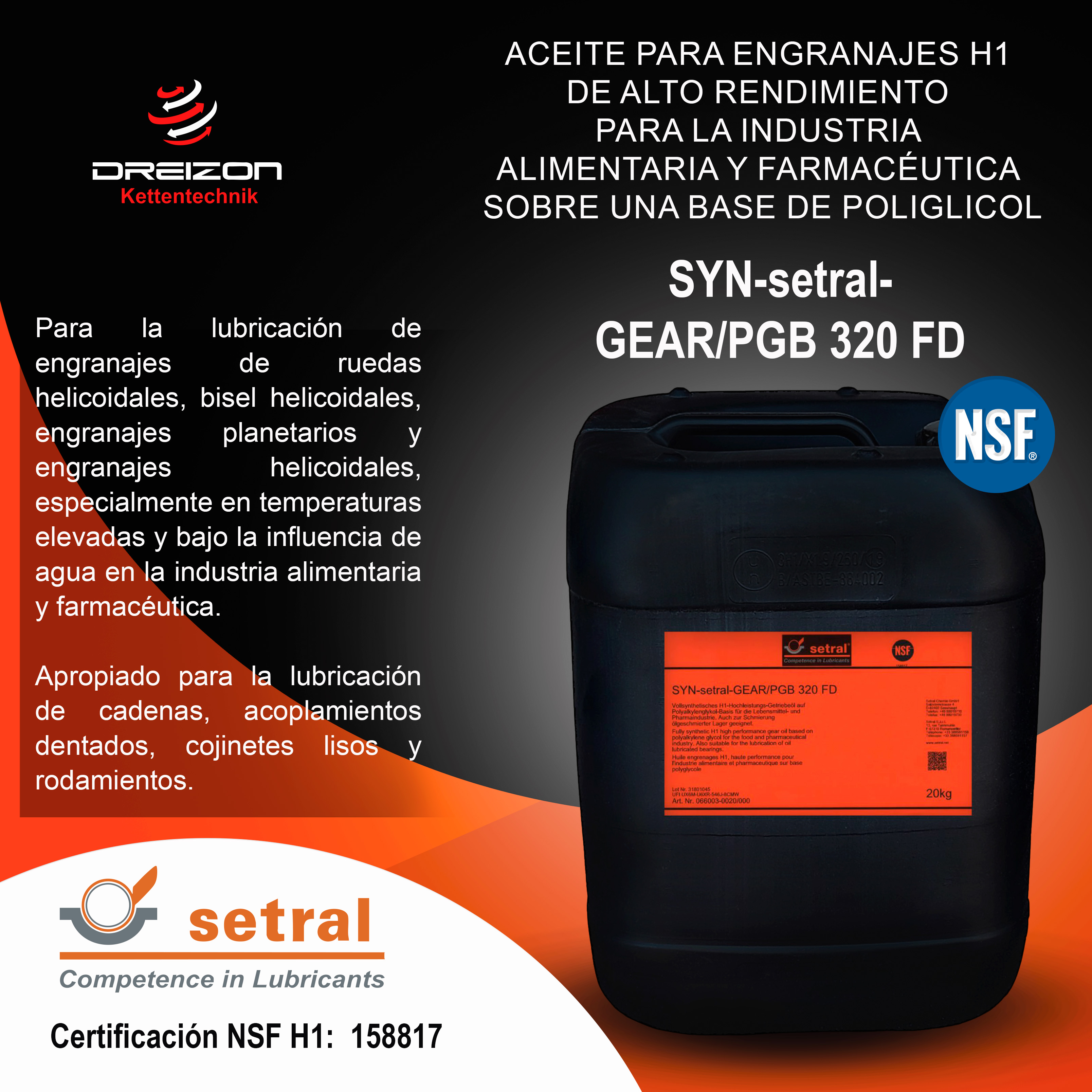 SYN setral GEAR PGB 320 FD