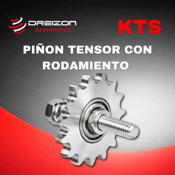 Piñon tensor con rodamientos