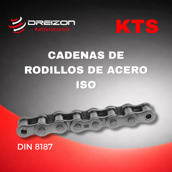 Cadenas de rodillos de acero ISO